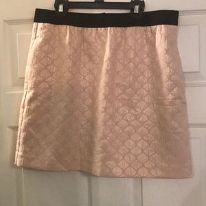 Ann Taylor LOFT Pink skirt with Black band